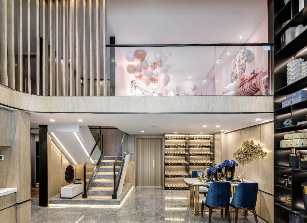 简欧轻奢风格室内设计家装案例-餐厅 简欧轻奢风格室内设计家装案例-餐厅