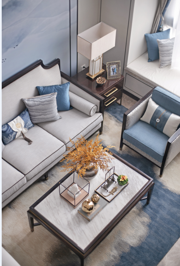 装修案例新中式风格室内装修效果图-客厅 装修案例新中式风格室内装修效果图-客厅