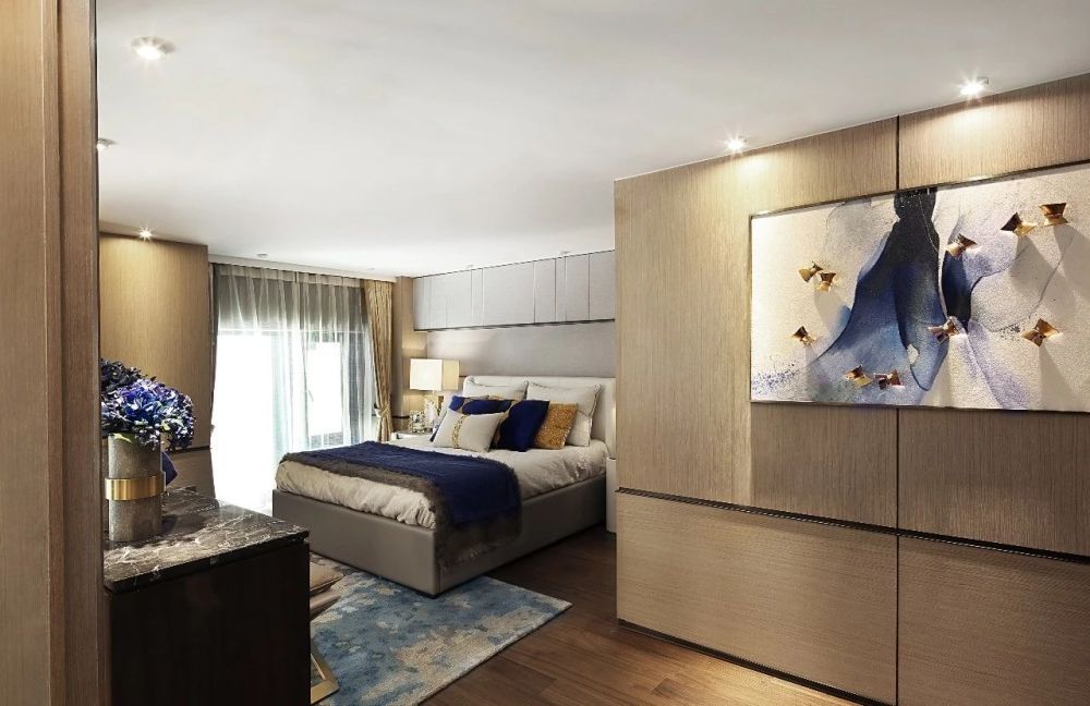 简欧轻奢风格室内设计家装案例-卧室 简欧轻奢风格室内设计家装案例-卧室