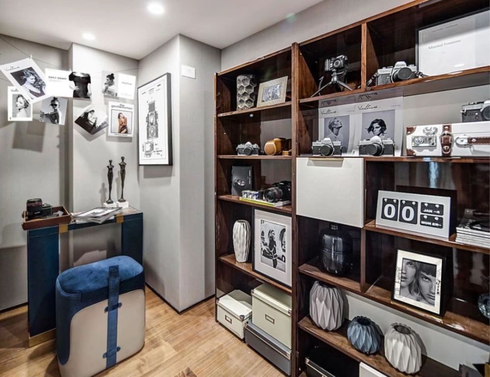 简欧轻奢风格室内设计家装案例-书房 简欧轻奢风格室内设计家装案例-书房